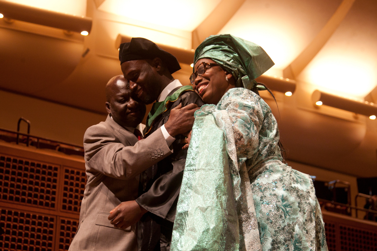 UCSF School of Medicine Graduate Ernest Ekunseitan at the 2023 Commencement Ceremony