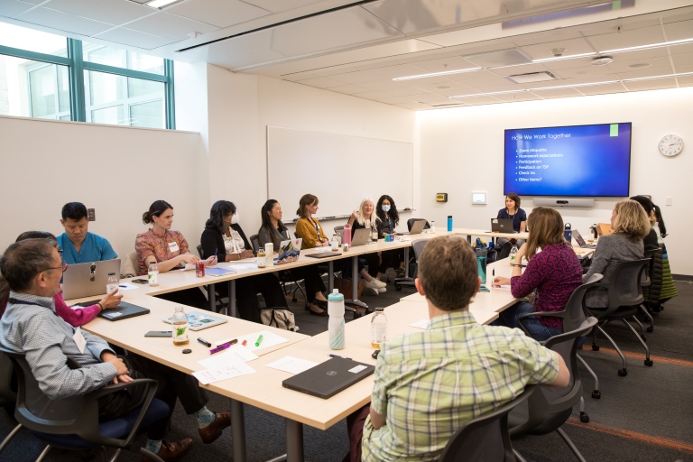 classroom of faculty
