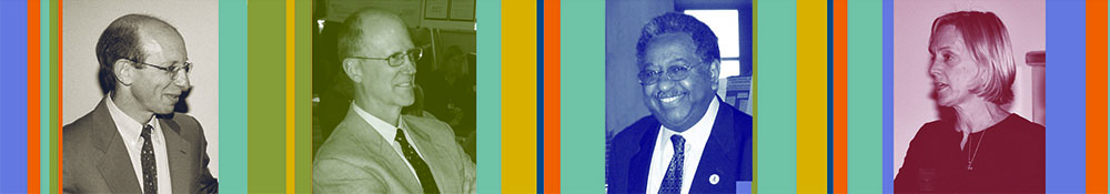 four photos of faculty