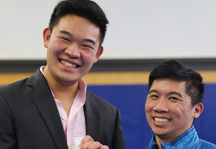 Dennis Chan with Alex Kong