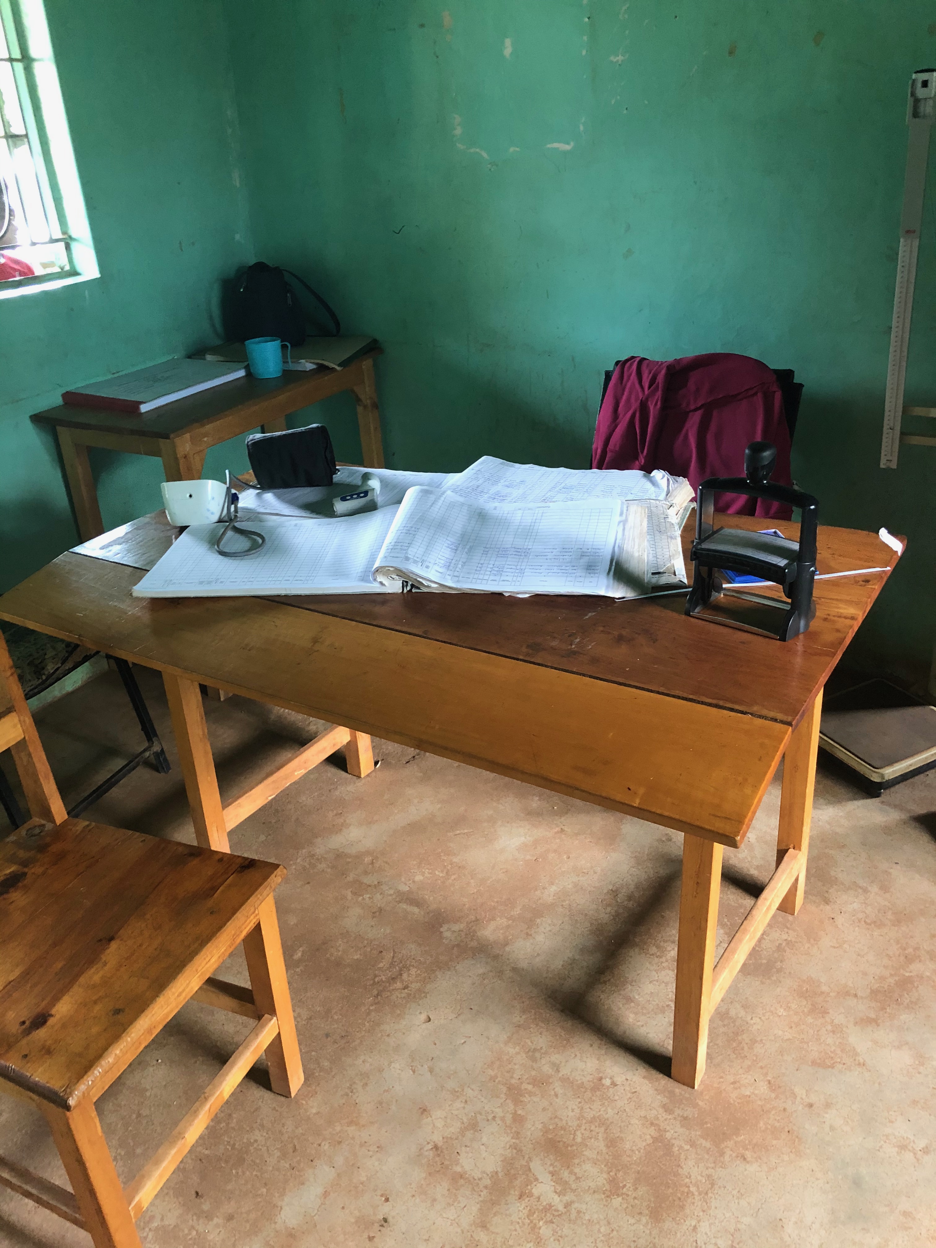 Remote clinic desk