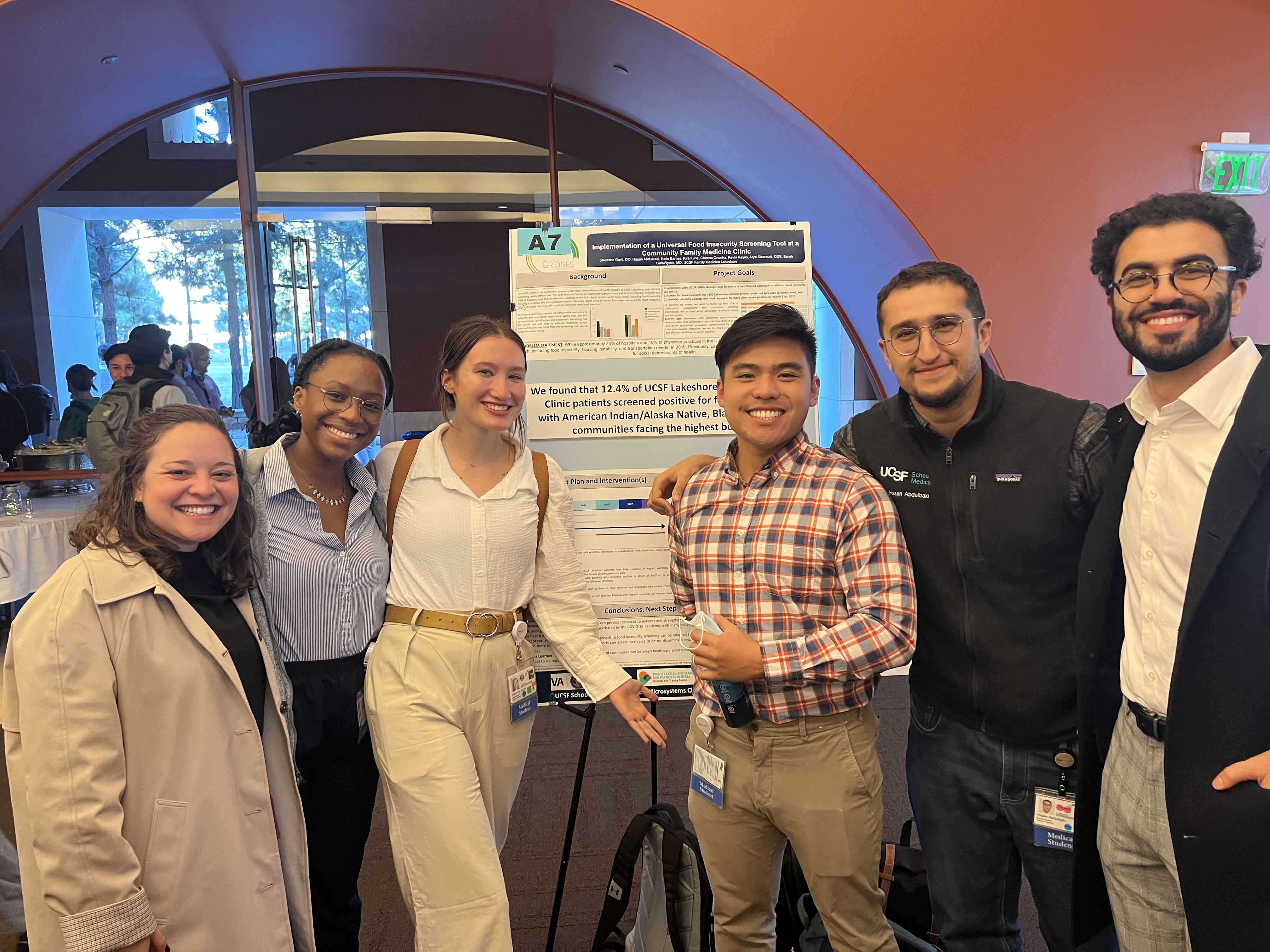 Kevin Reyes, third from the right, with his CMC group at the HSI Symposium