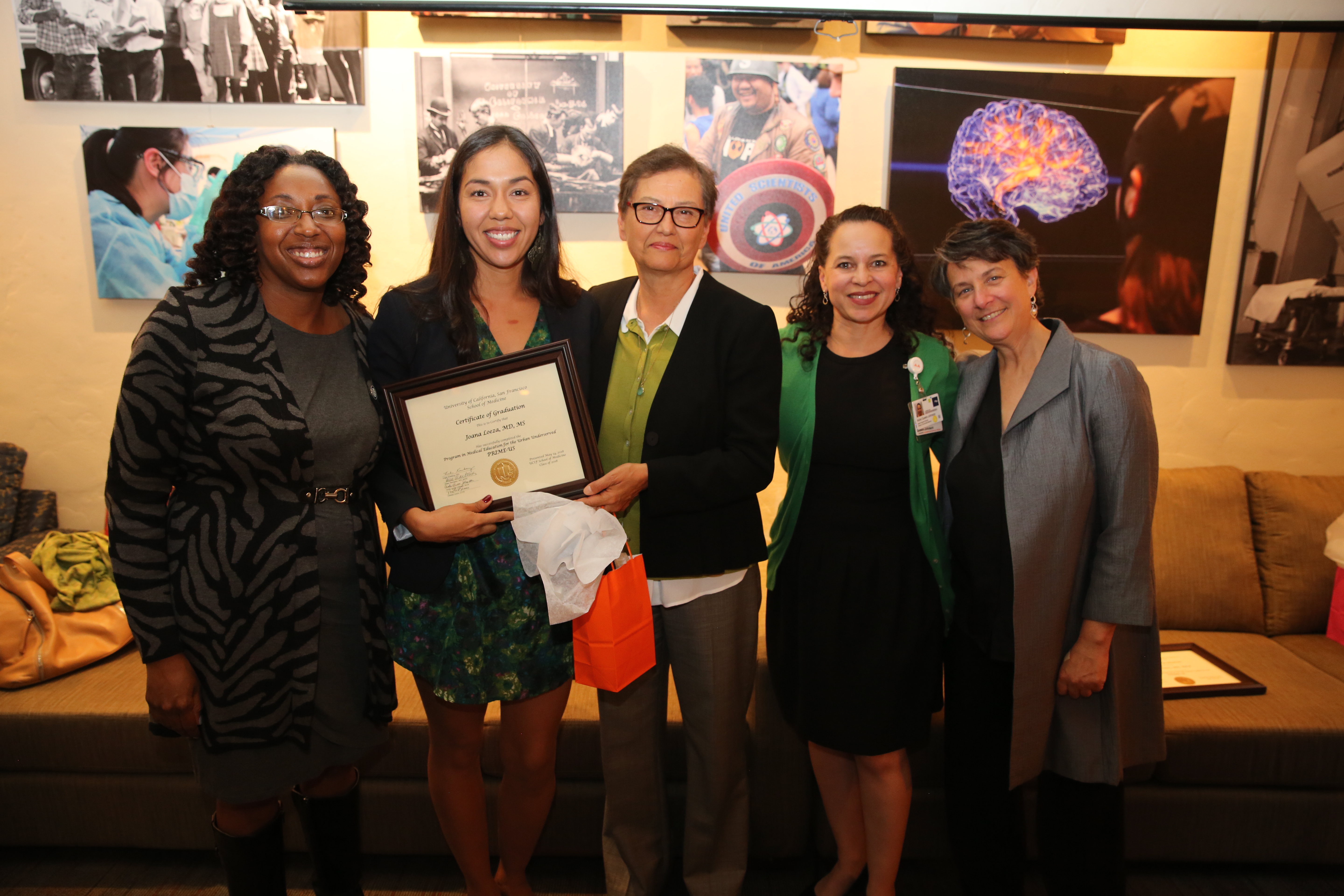 PRIME-US faculty, staff, and graduate at the 2018 graduation ceremony