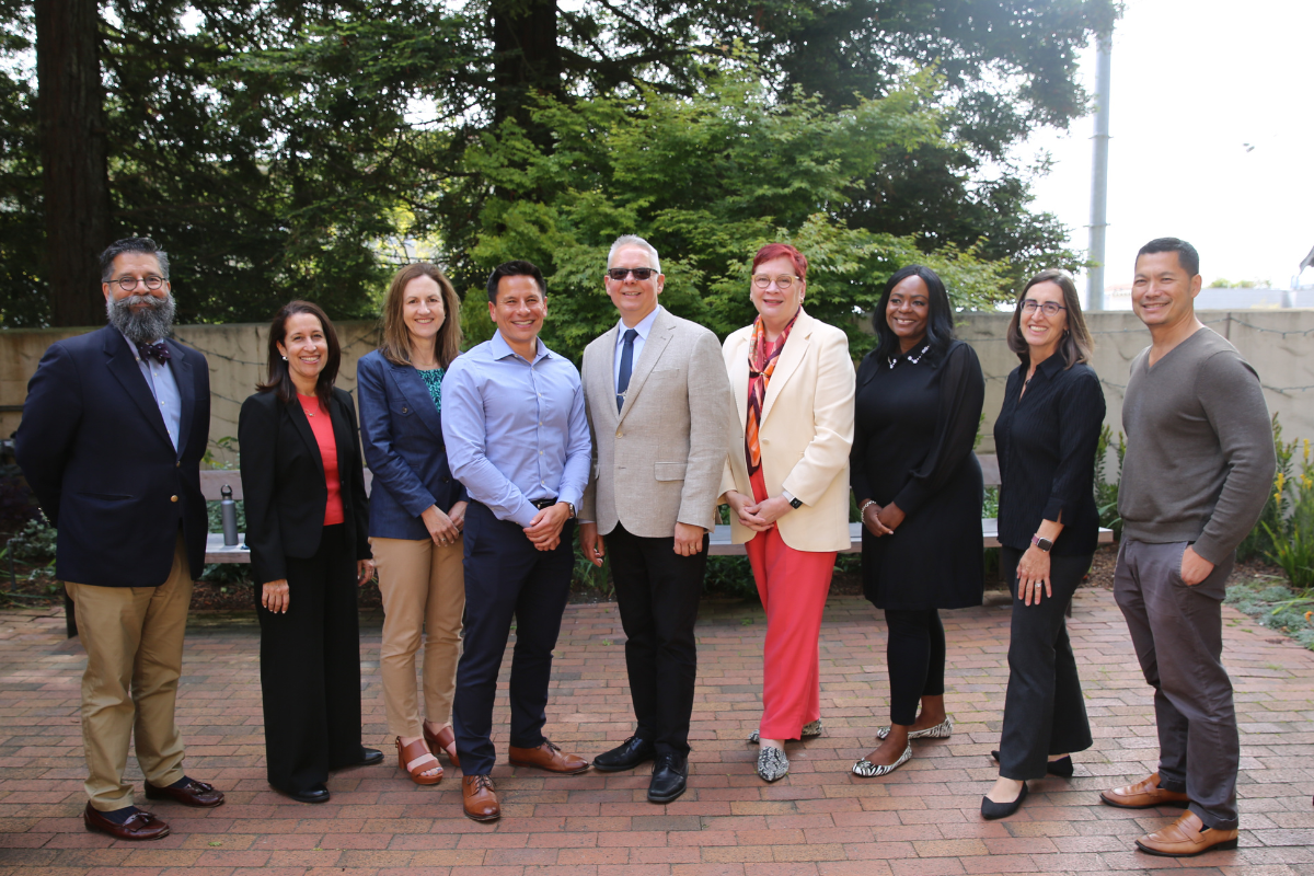 UCSF School of Medicine Education Deans with former Vice Dean for Education Catherine Lucey, 2023