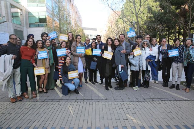 UCSF Medical Students and their families, friends, and colleagues gathered in Koret Quad for Match Day 2023.