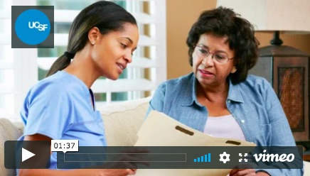 Screenshot of video clip from course
